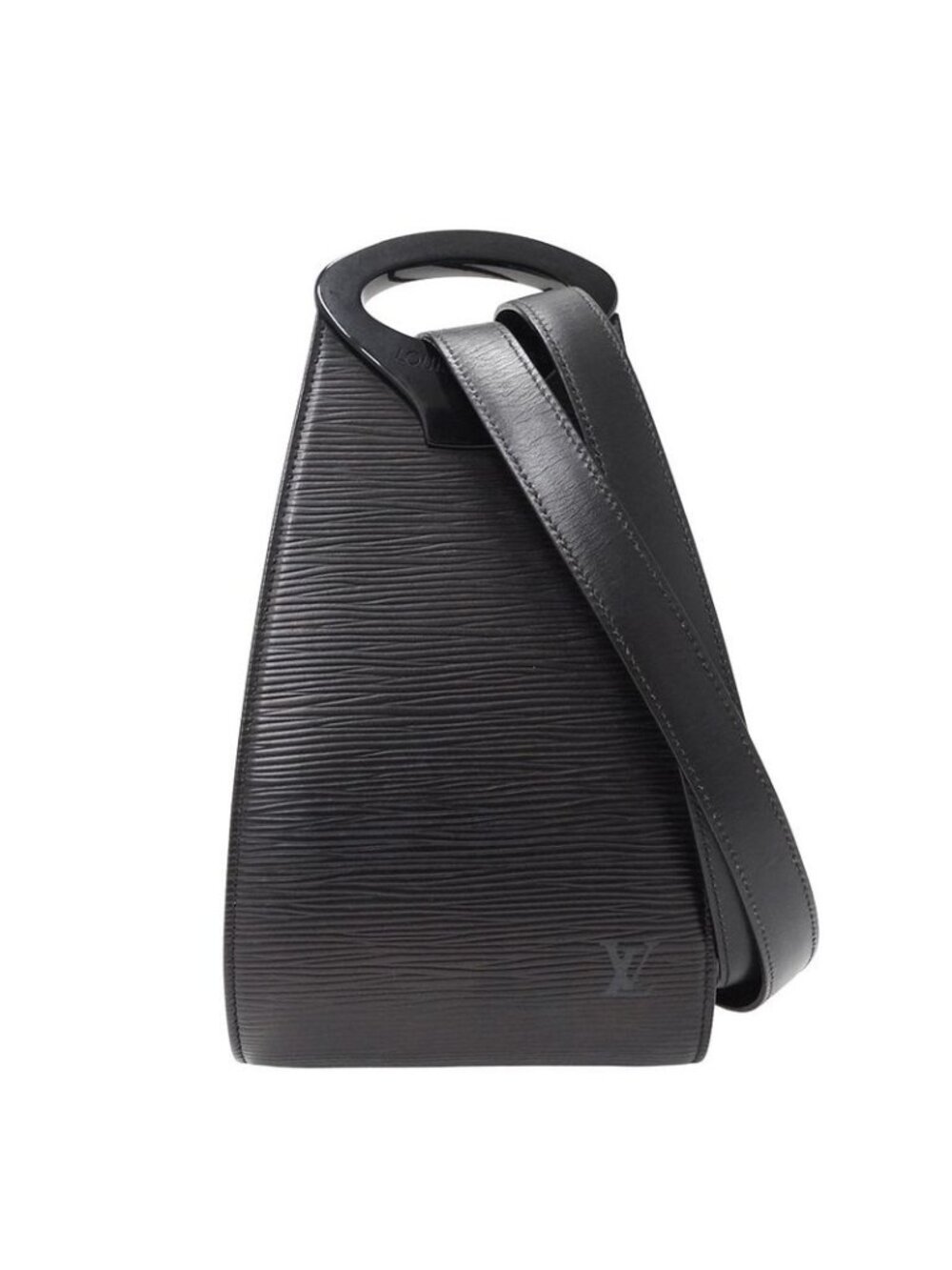 Louis Vuitton Shoulder Bag Epi Leather Mini Noir Black Crossbody Vintage Small